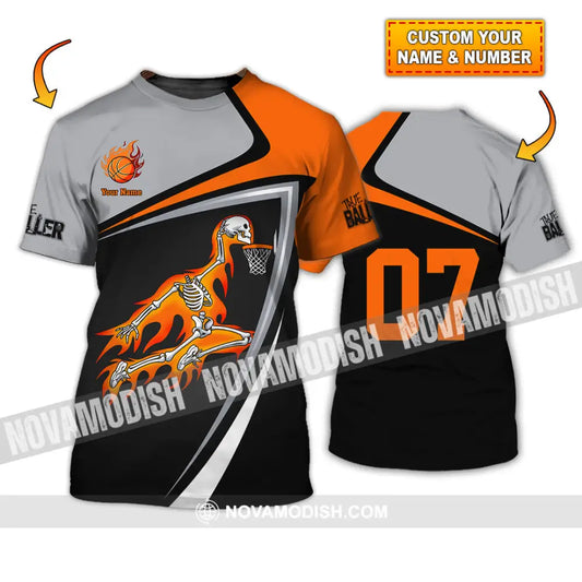 Unisex Shirt - Custom Basketball Sport Shirt T-shirt