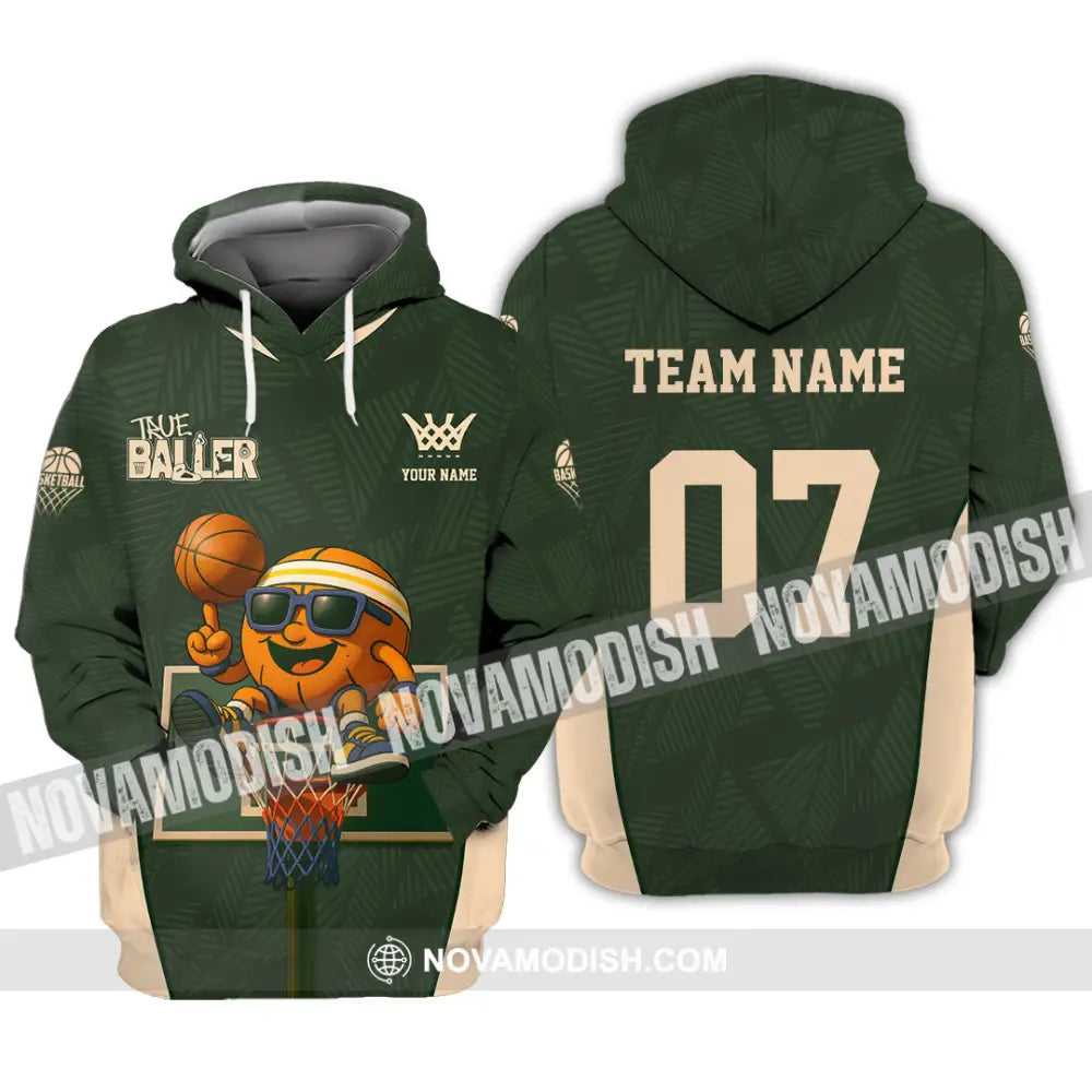 Unisex Shirt - Custom Basketball The Baller Shirt Hoodie / S T-shirt