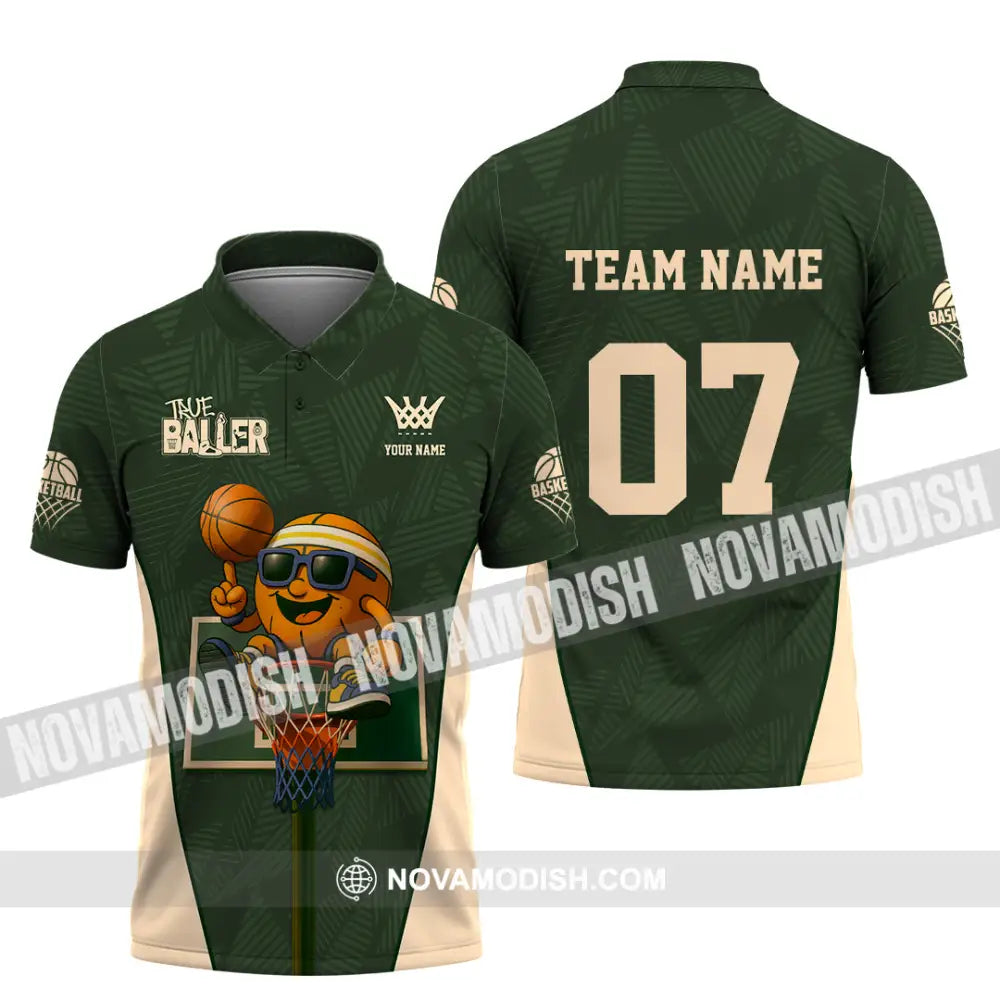 Unisex Shirt - Custom Basketball The Baller Shirt Polo Shirt / S T-shirt