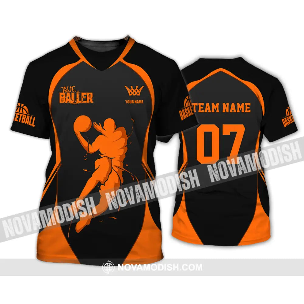 Unisex Shirt - Custom Basketball The Baller Shirt T-Shirt / S T-shirt