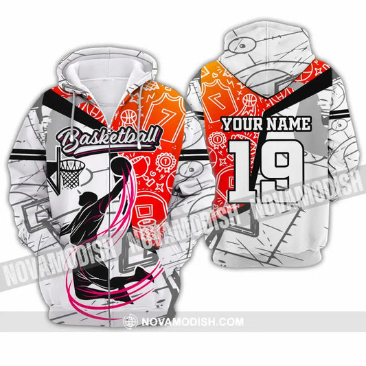Unisex Shirt - Custom Basketball Shirt - Zipper Hoodie / S - T-shirt