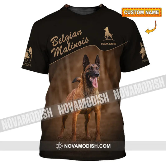 Unisex Shirt - Custom Belgian Malinois Pet Lover Shirt T-shirt