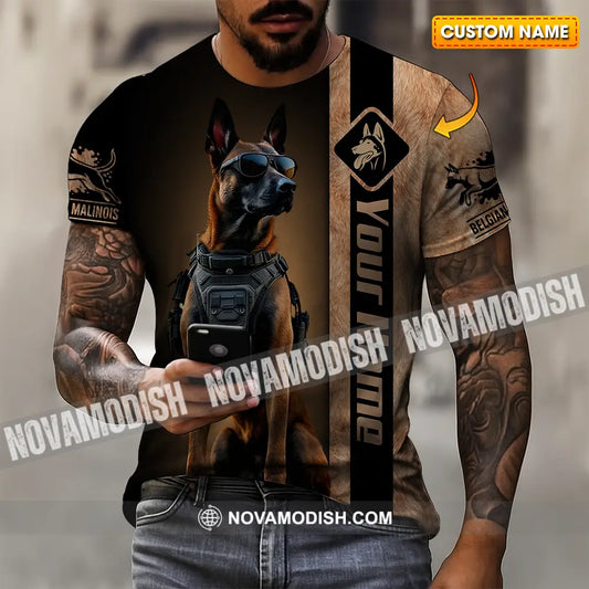 Unisex Shirt - Custom Belgian Malinois Pet Lover Shirt T-shirt
