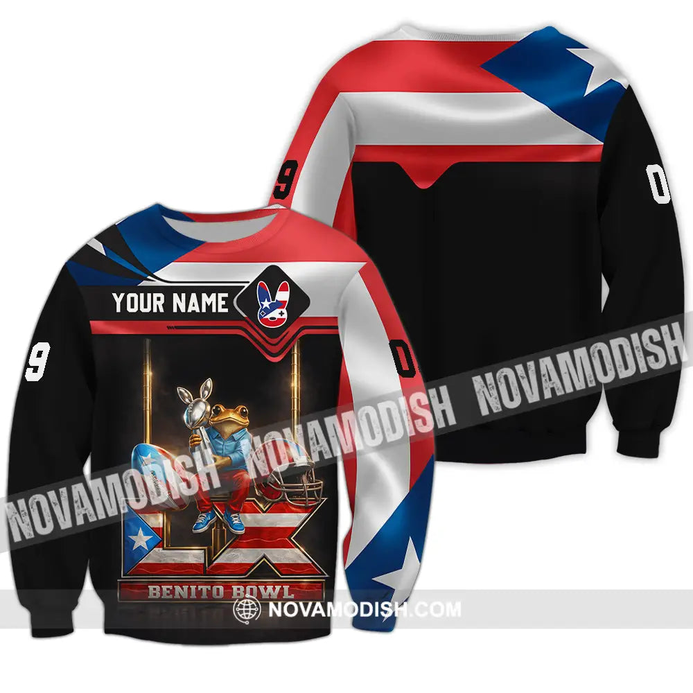 Unisex Shirt - Custom Benito Bowl 3D Shirt Long Sleeve / S T-shirt