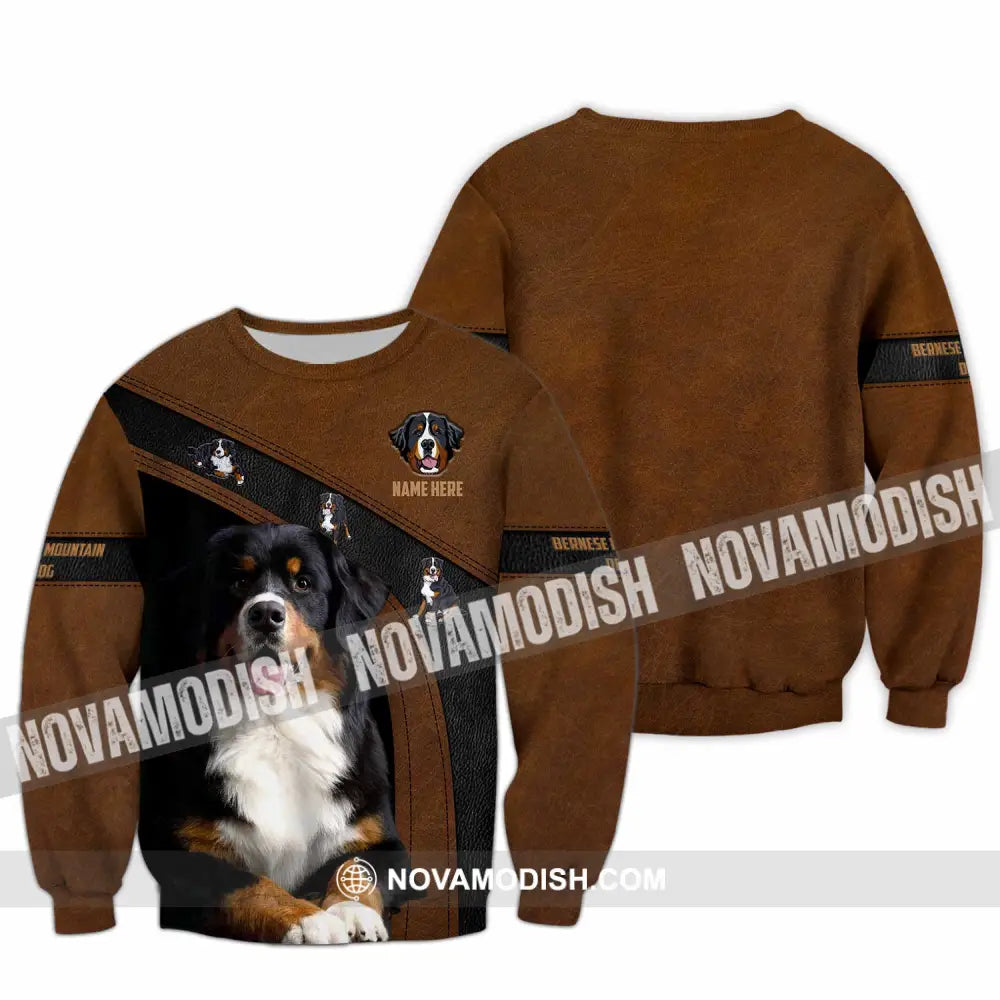 Unisex Shirt - Custom Bernese Mountain Dog Shirt Long Sleeve / S T-shirt