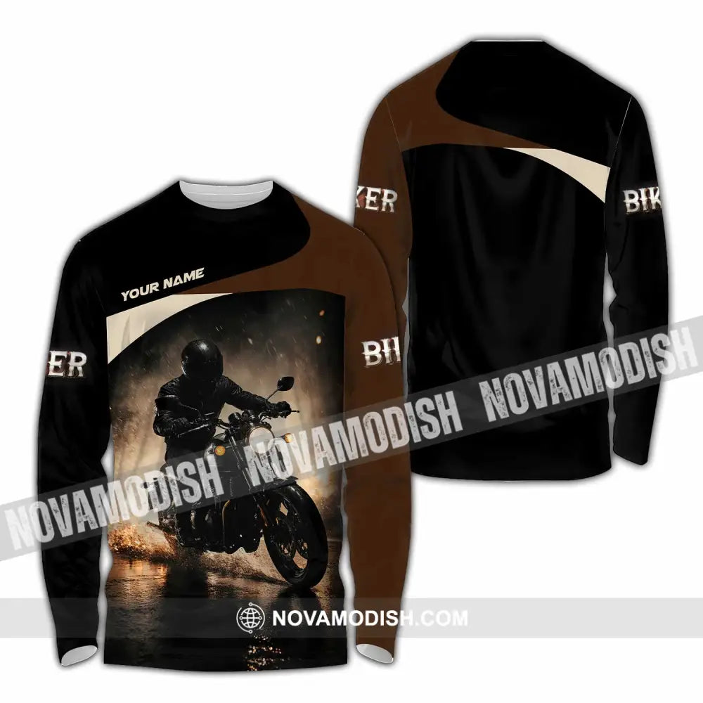 Unisex Shirt - Custom Biker 2026 3D Shirt - Long Sleeve Shirt / S - T-shirt