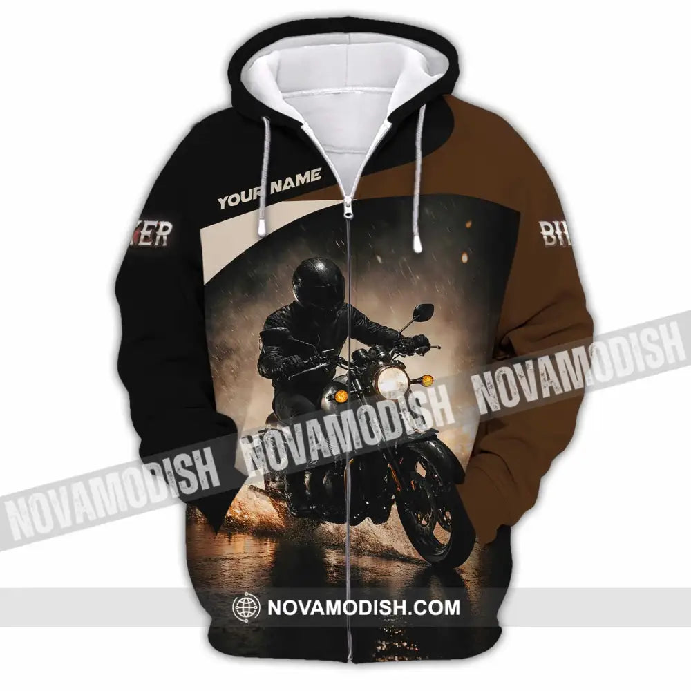 Unisex Shirt - Custom Biker 2026 3D Shirt - Zipper Hoodie / S - T-shirt