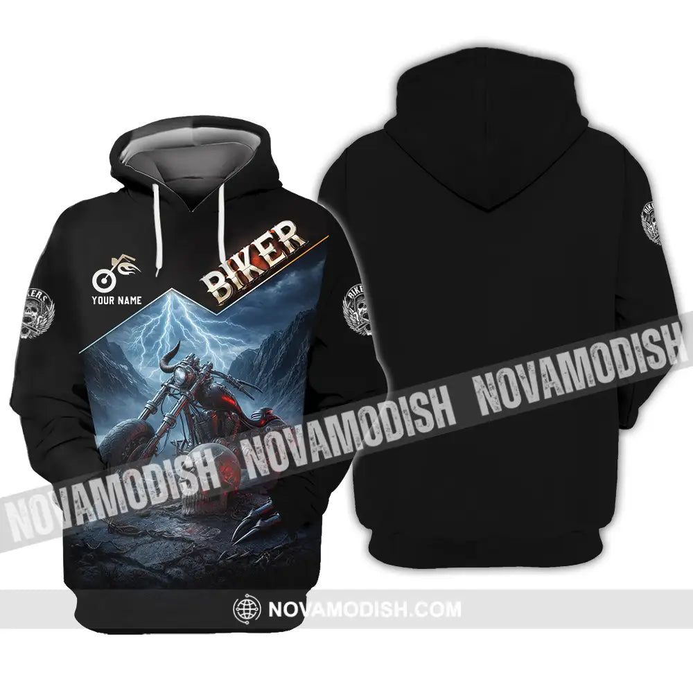 Unisex Shirt - Custom Biker 3D Shirt Hoodie / S T-shirt