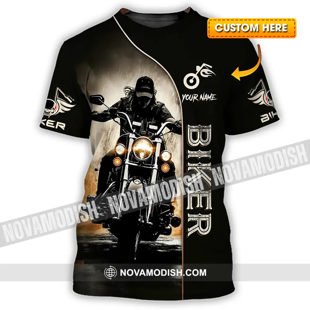 Unisex Shirt - Custom Biker 3D Shirt - T-shirt
