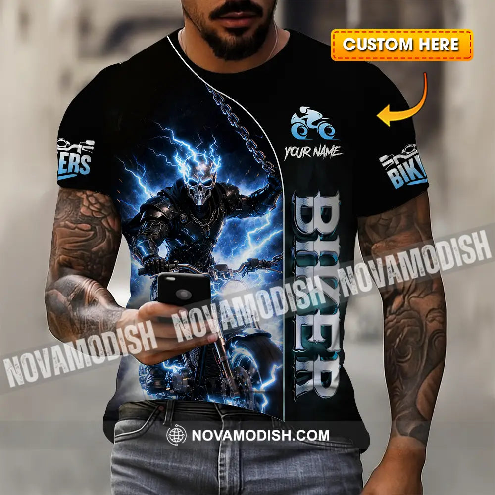 Unisex Shirt - Custom Biker 3D Shirt T-shirt