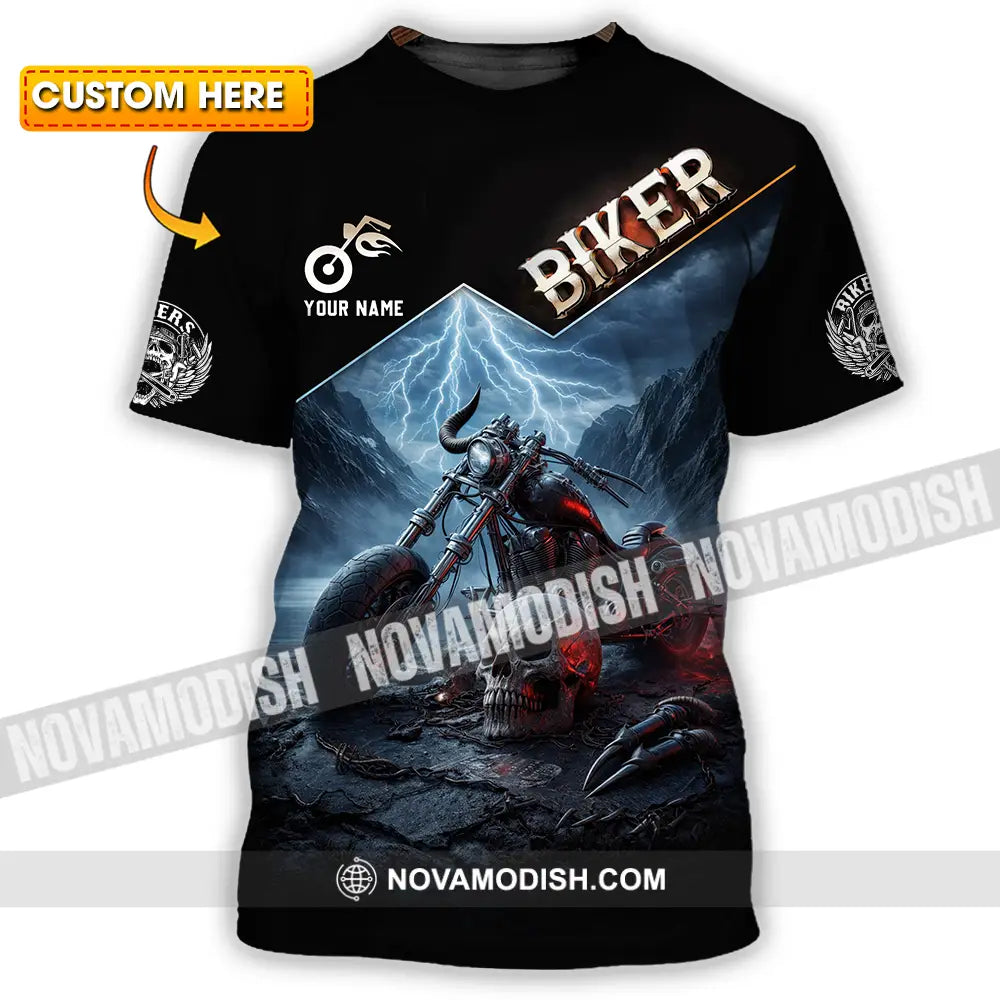 Unisex Shirt - Custom Biker 3D Shirt T-shirt