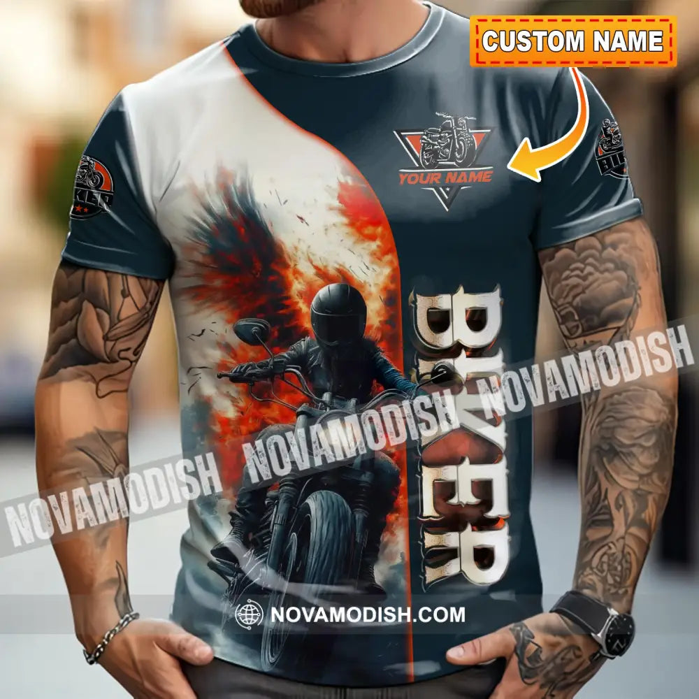 Unisex Shirt - Custom Biker 3D Shirt T-shirt