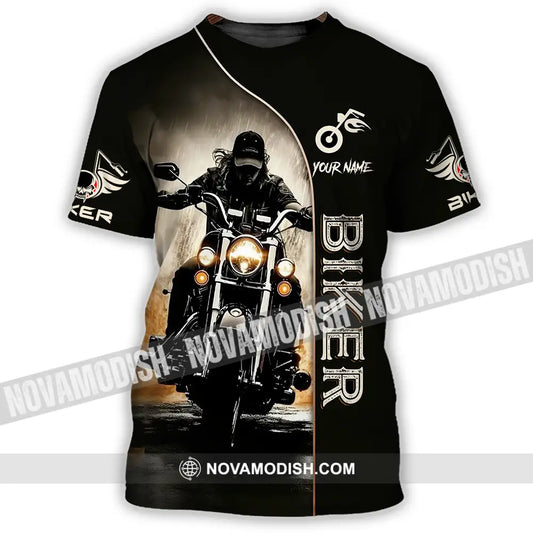 Unisex Shirt - Custom Biker 3D Shirt - T-Shirt / S - T-shirt