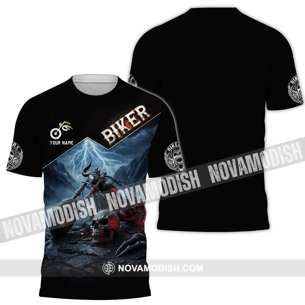 Unisex Shirt - Custom Biker 3D Shirt T-Shirt / S T-shirt