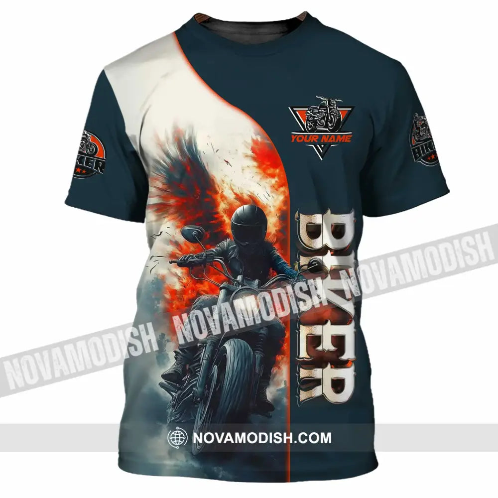 Unisex Shirt - Custom Biker 3D Shirt T-Shirt / S T-shirt