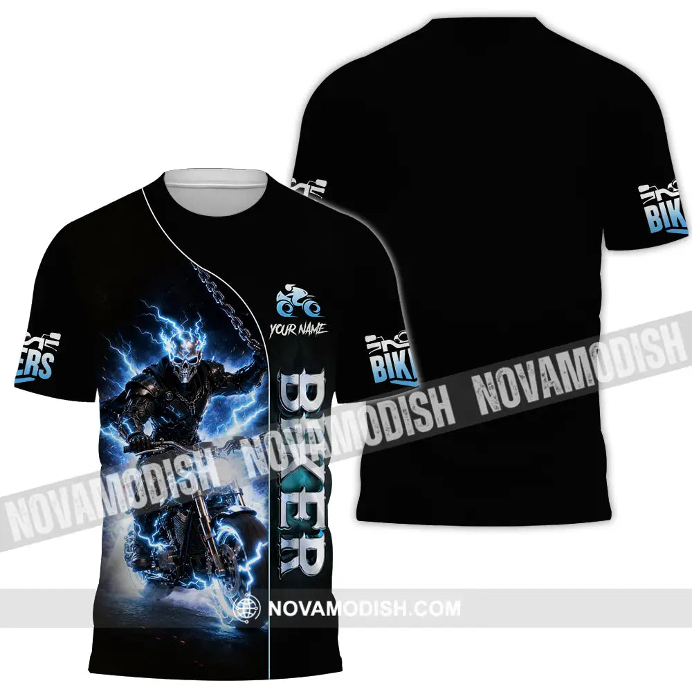 Unisex Shirt - Custom Biker 3D Shirt T-Shirt / S T-shirt