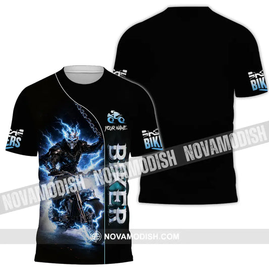 Unisex Shirt - Custom Biker 3D Shirt T-Shirt / S T-shirt