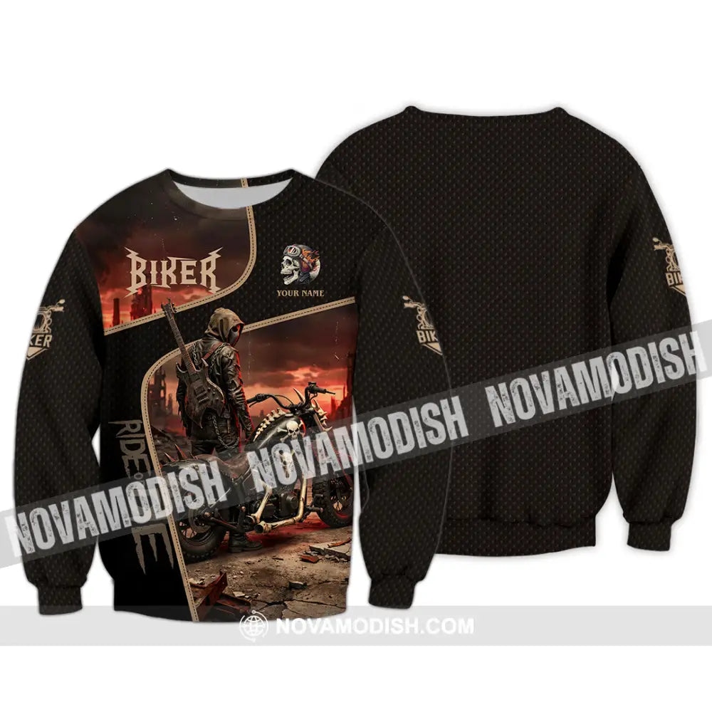 Unisex Shirt - Custom Biker Shirt - Long Sleeve / S - T-shirt