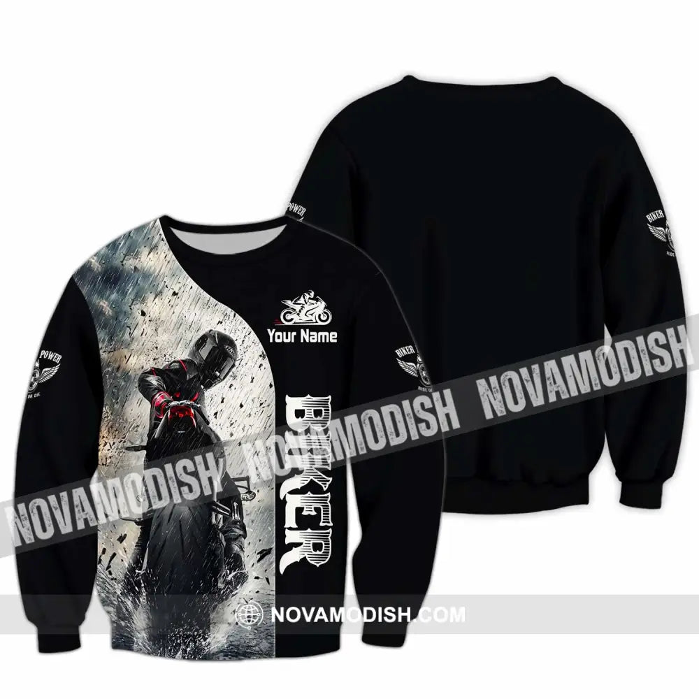 Unisex Shirt - Custom Biker Shirt - Long Sleeve / S - T-shirt