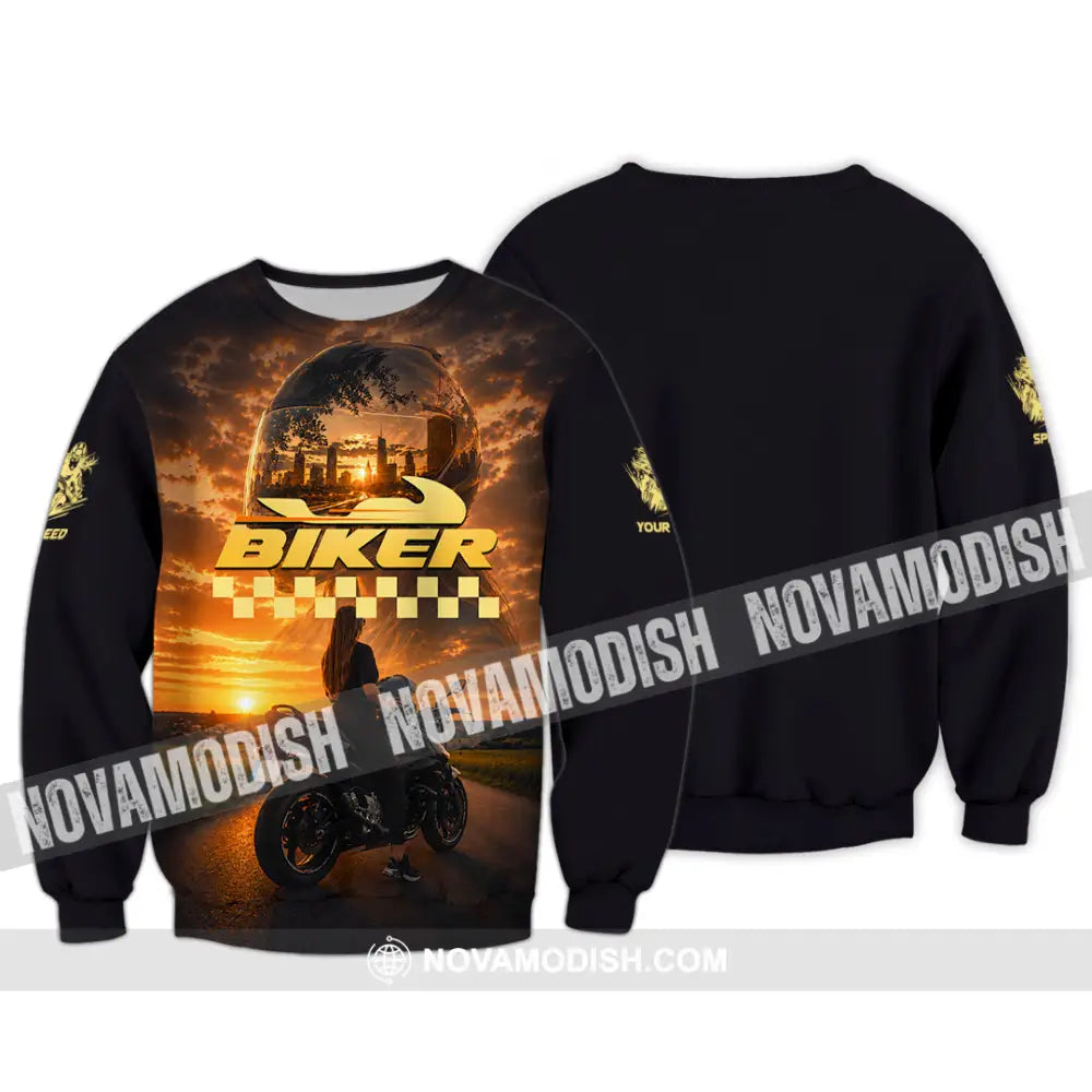 Unisex Shirt - Custom Biker Shirt - Long Sleeve / S - T-shirt
