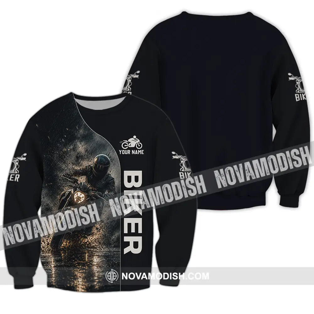 Unisex Shirt - Custom Biker Shirt - Long Sleeve / S - T-shirt