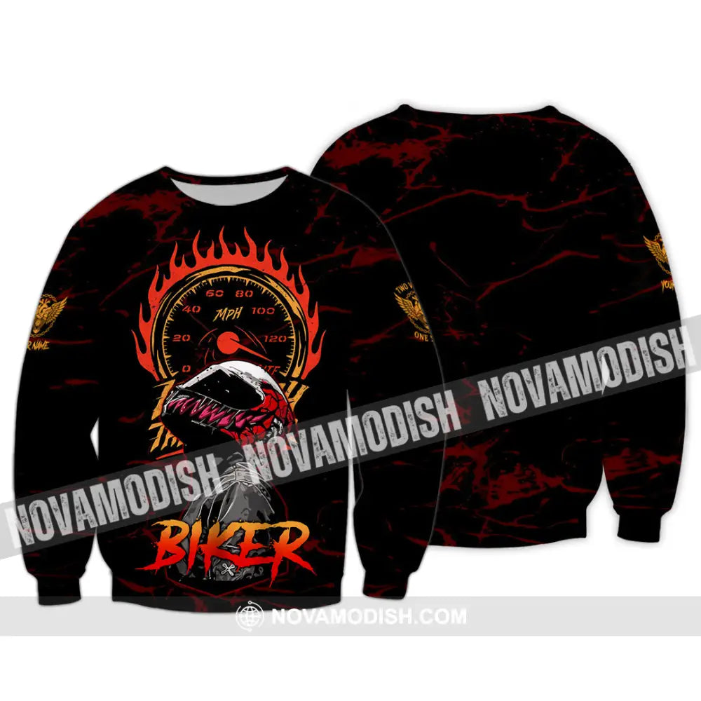 Unisex Shirt - Custom Biker Shirt - Long Sleeve / S - T-shirt