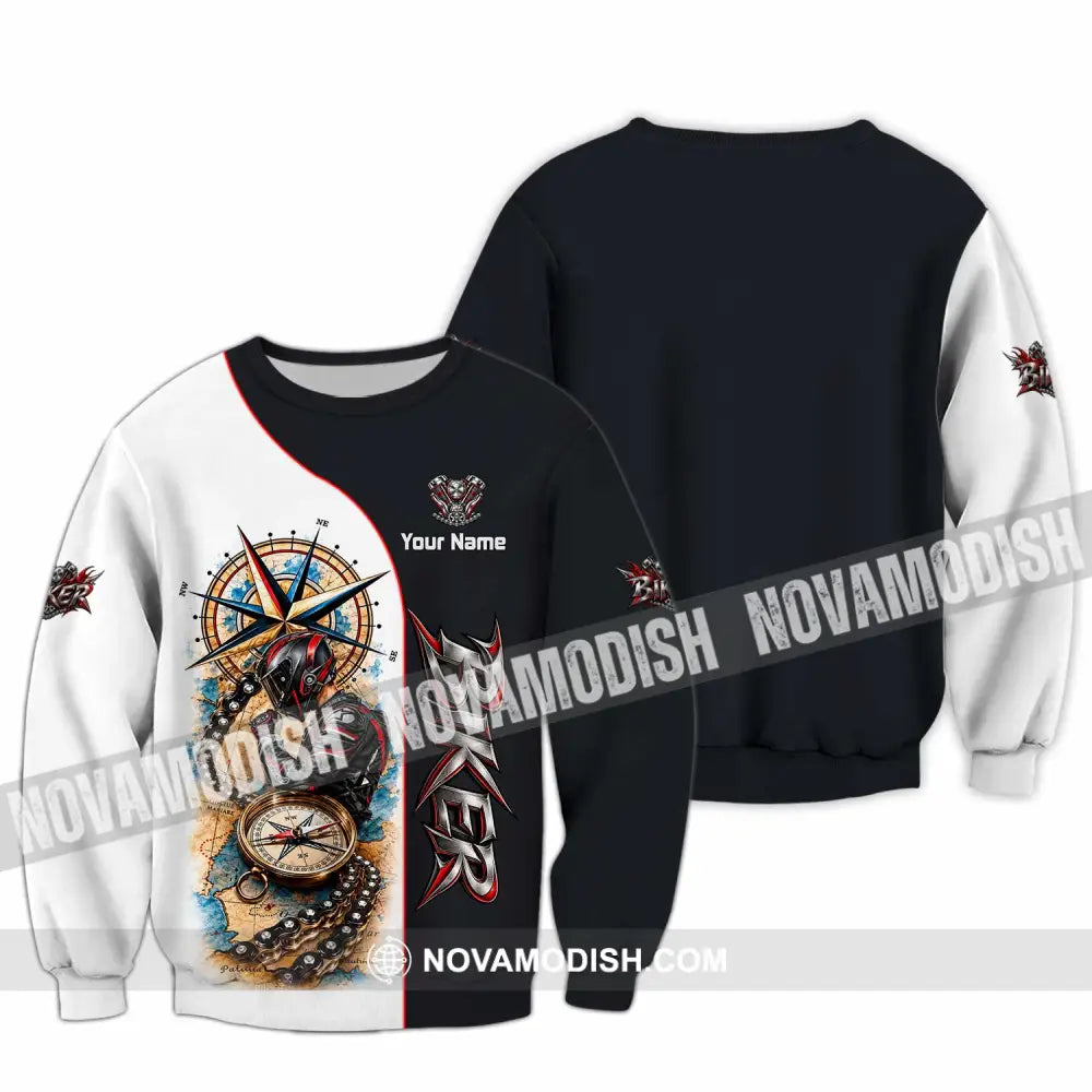 Unisex Shirt - Custom Biker Shirt - Long Sleeve / S - T-shirt
