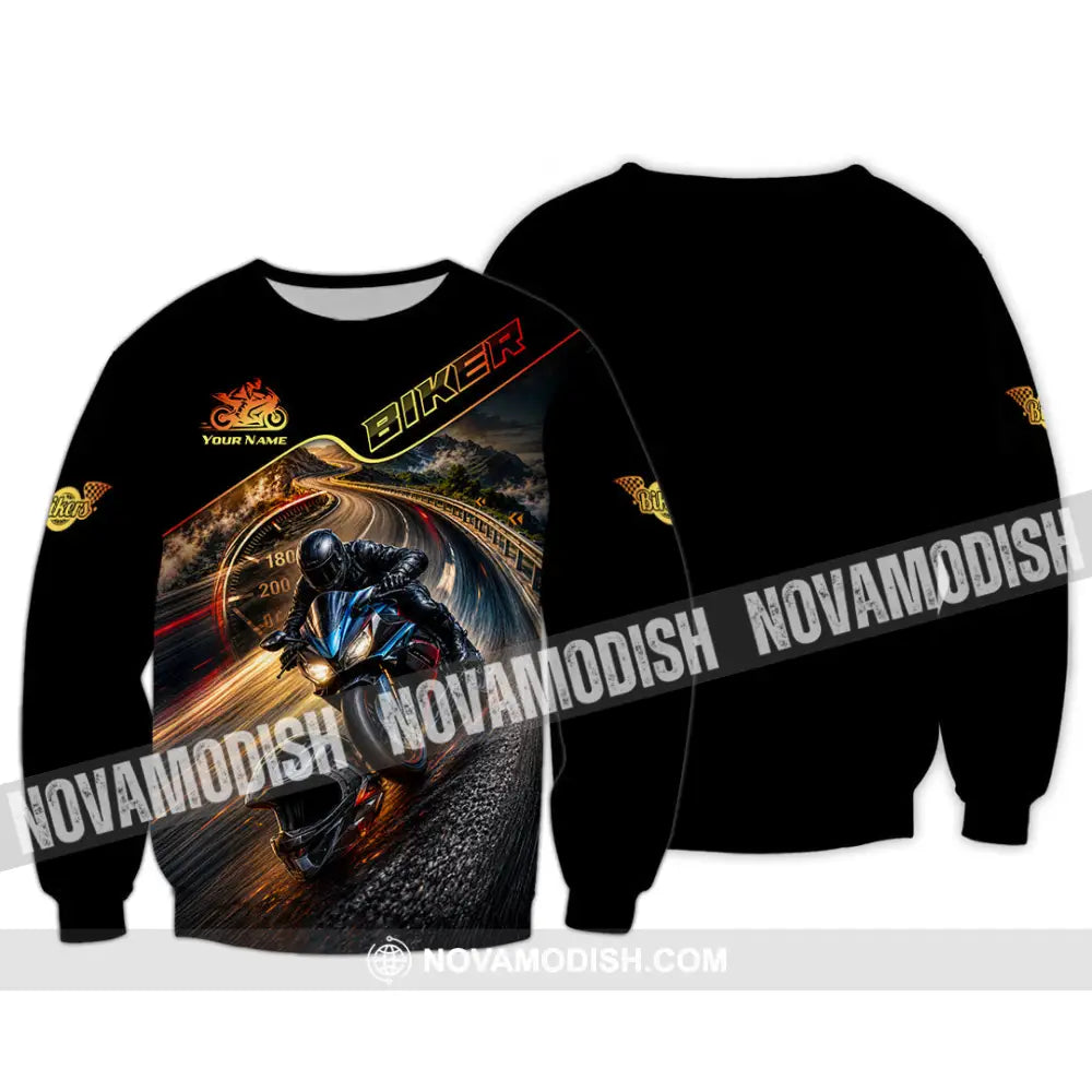 Unisex Shirt - Custom Biker Shirt - Long Sleeve / S - T-shirt