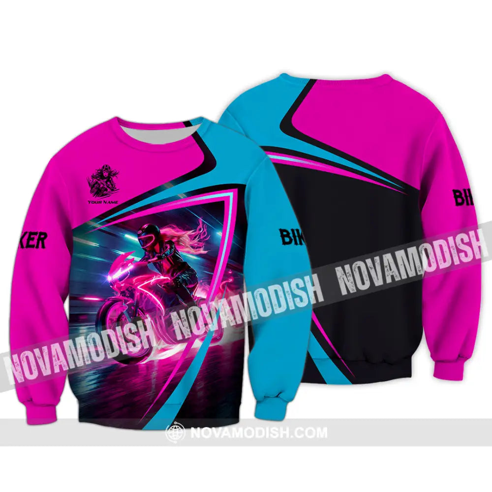 Unisex Shirt - Custom Biker Shirt - Long Sleeve / S - T-shirt