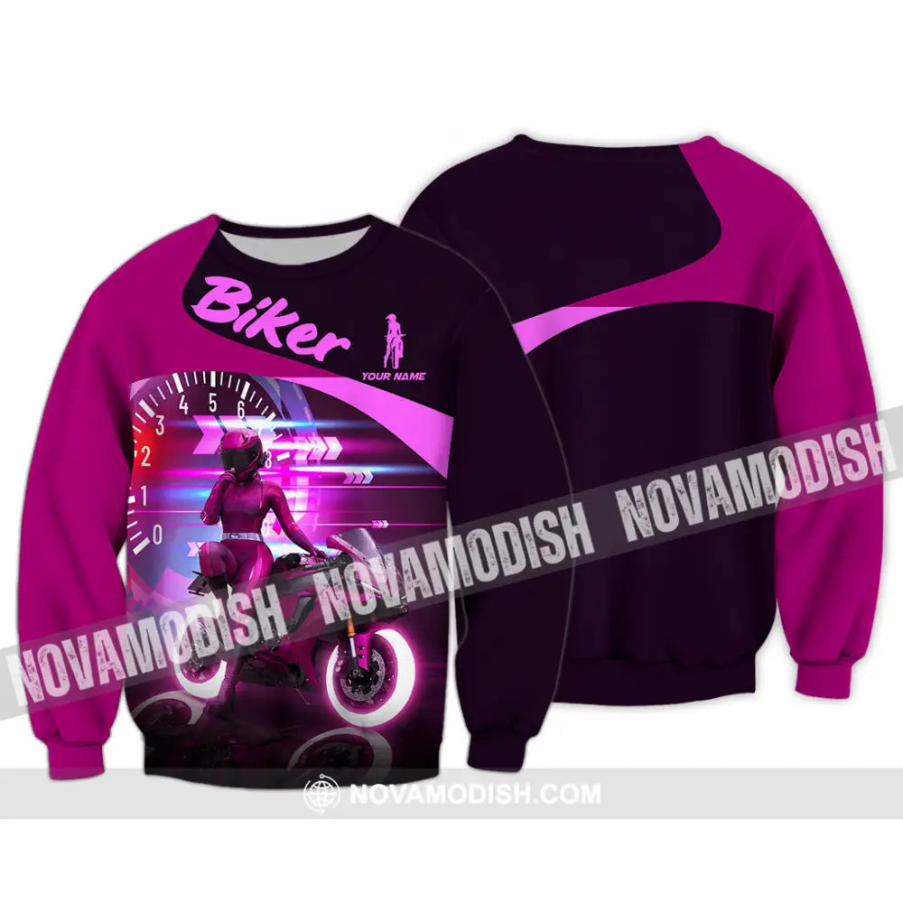 Unisex Shirt - Custom Biker Shirt - Long Sleeve / S - T-shirt