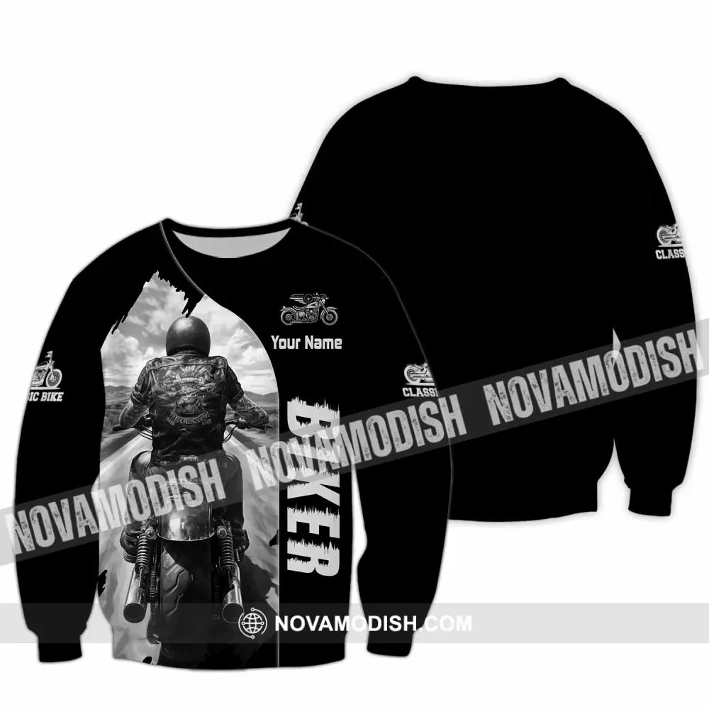 Unisex Shirt - Custom Biker Shirt - Long Sleeve / S - T-shirt