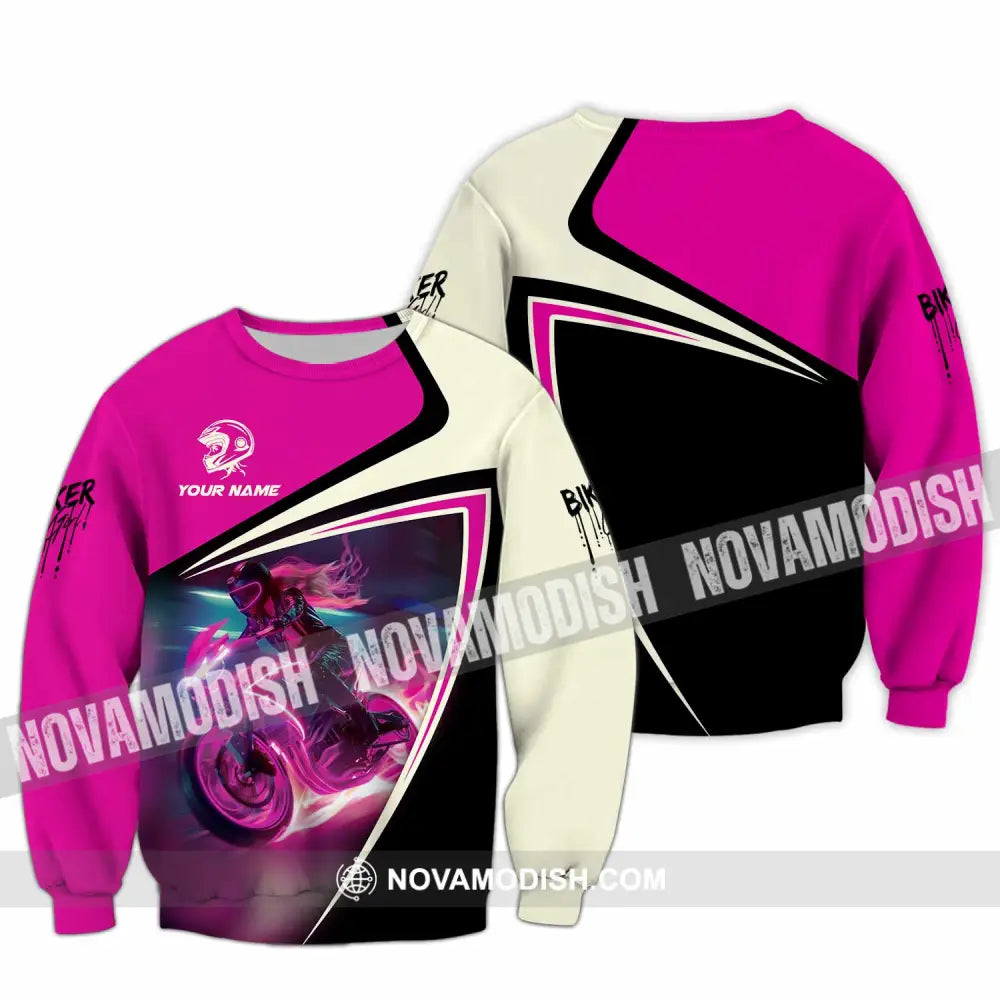 Unisex Shirt - Custom Biker Shirt - Long Sleeve / S - T-shirt