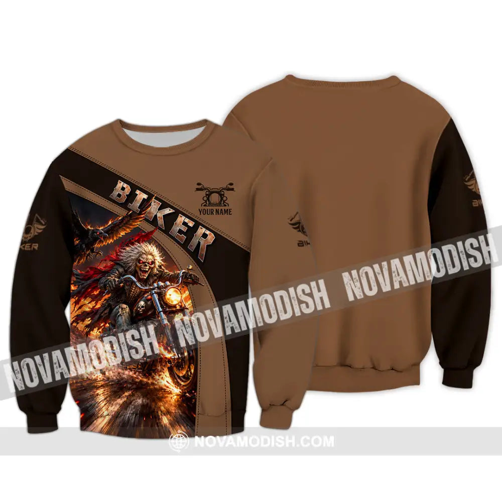 Unisex Shirt - Custom Biker Shirt - Long Sleeve / S - T-shirt
