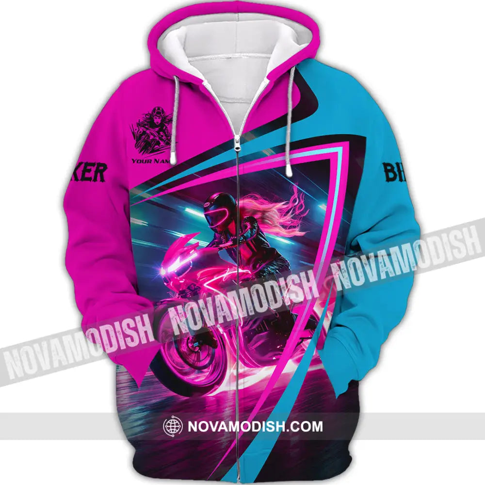 Unisex Shirt - Custom Biker Shirt - Zipper Hoodie / S - T-shirt