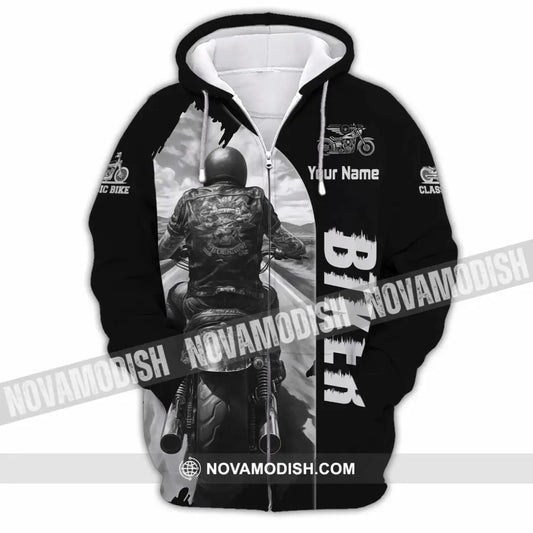 Unisex Shirt - Custom Biker Shirt - Zipper Hoodie / S - T-shirt