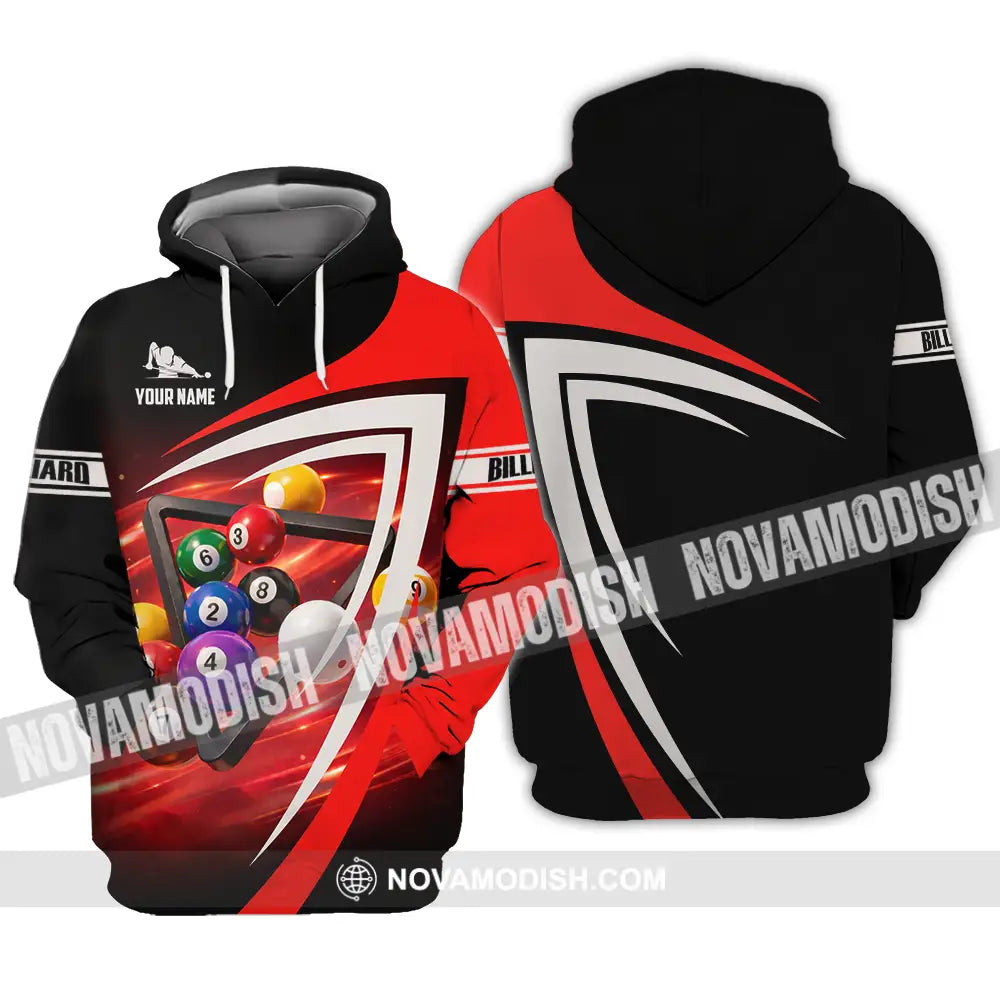 Unisex Shirt - Custom Billiard 3D Shirt Hoodie / S T-shirt
