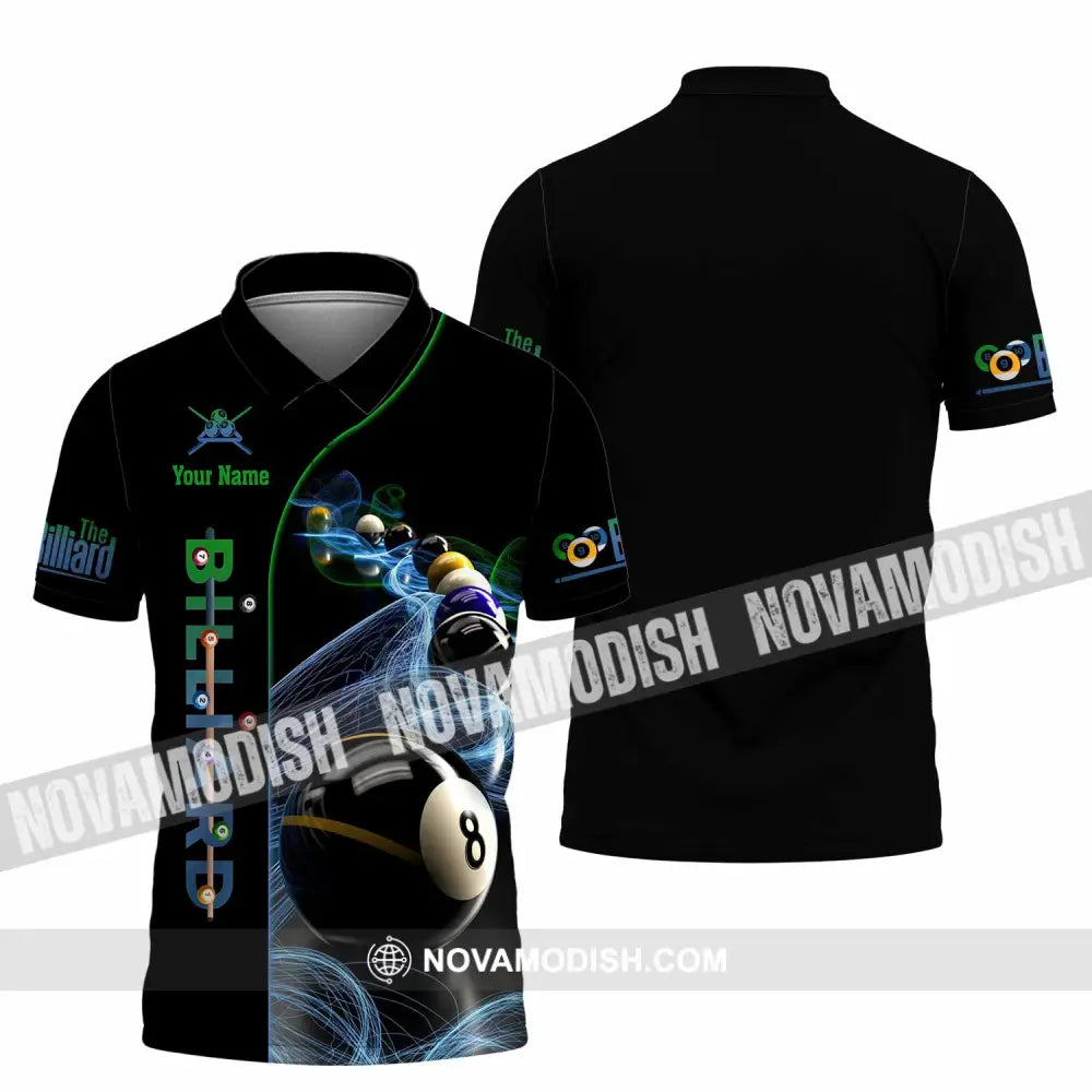 Unisex Shirt - Custom Billiard 3D Shirt Polo Shirt / S T-shirt