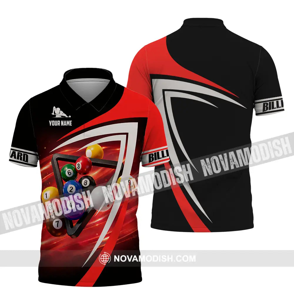 Unisex Shirt - Custom Billiard 3D Shirt Polo Shirt / S T-shirt