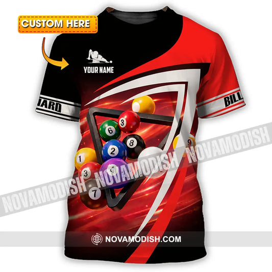 Unisex Shirt - Custom Billiard 3D Shirt T-shirt