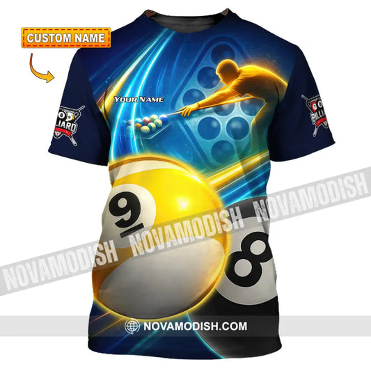 Unisex Shirt - Custom Billiard 3D Shirt T-shirt