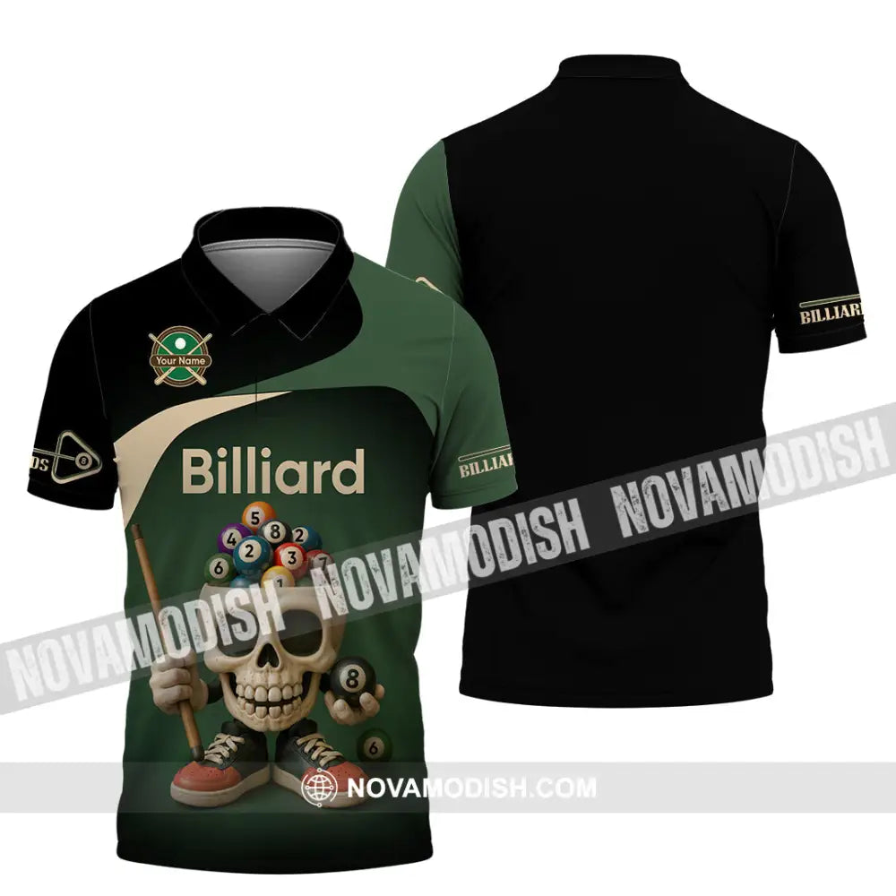 Unisex Shirt - Custom Billiard Shirt Polo Shirt / S T-shirt