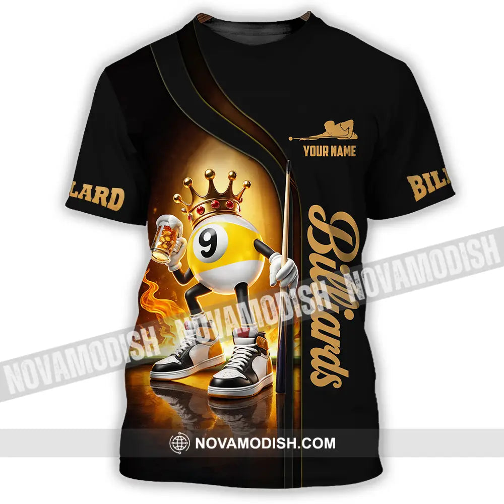 Unisex Shirt - Custom Billiards 3D Shirt T-Shirt / S T-shirt