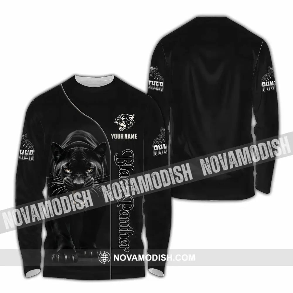 Unisex Shirt - Custom Black Panther Lover Classic Shirt Long Sleeve Shirt / S T-shirt