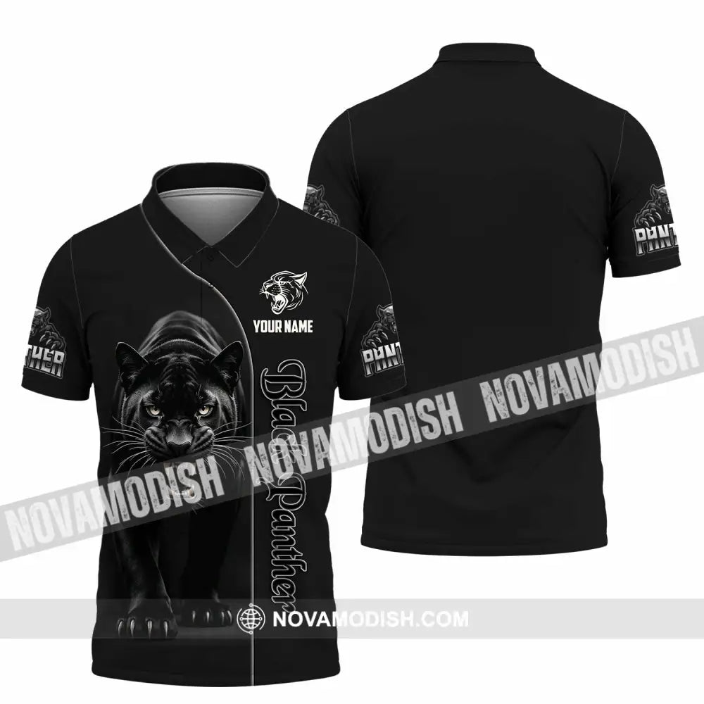 Unisex Shirt - Custom Black Panther Lover Classic Shirt Polo Shirt / S T-shirt