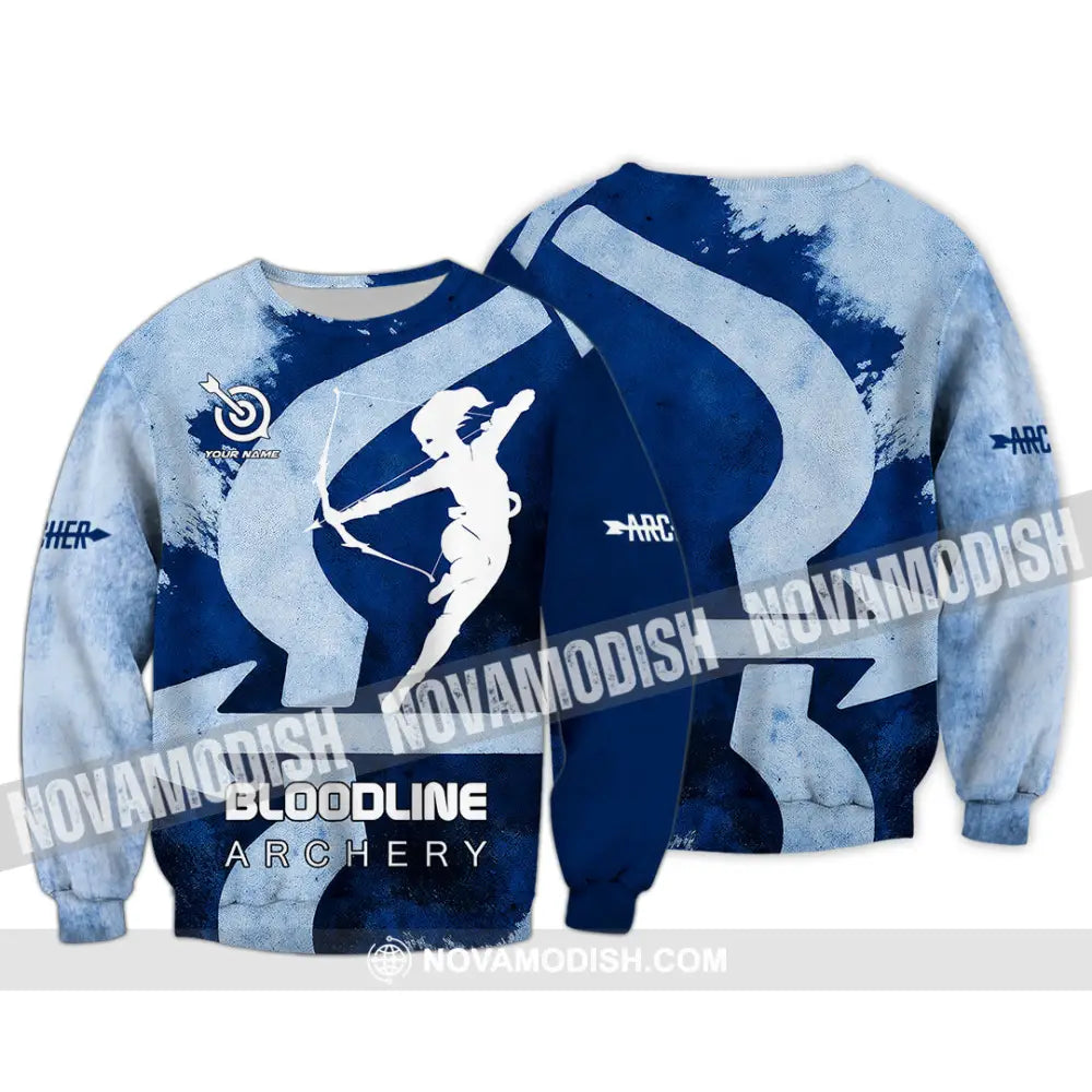 Unisex Shirt - Custom Bloodline Archery 3D Shirt Long Sleeve / S T-shirt