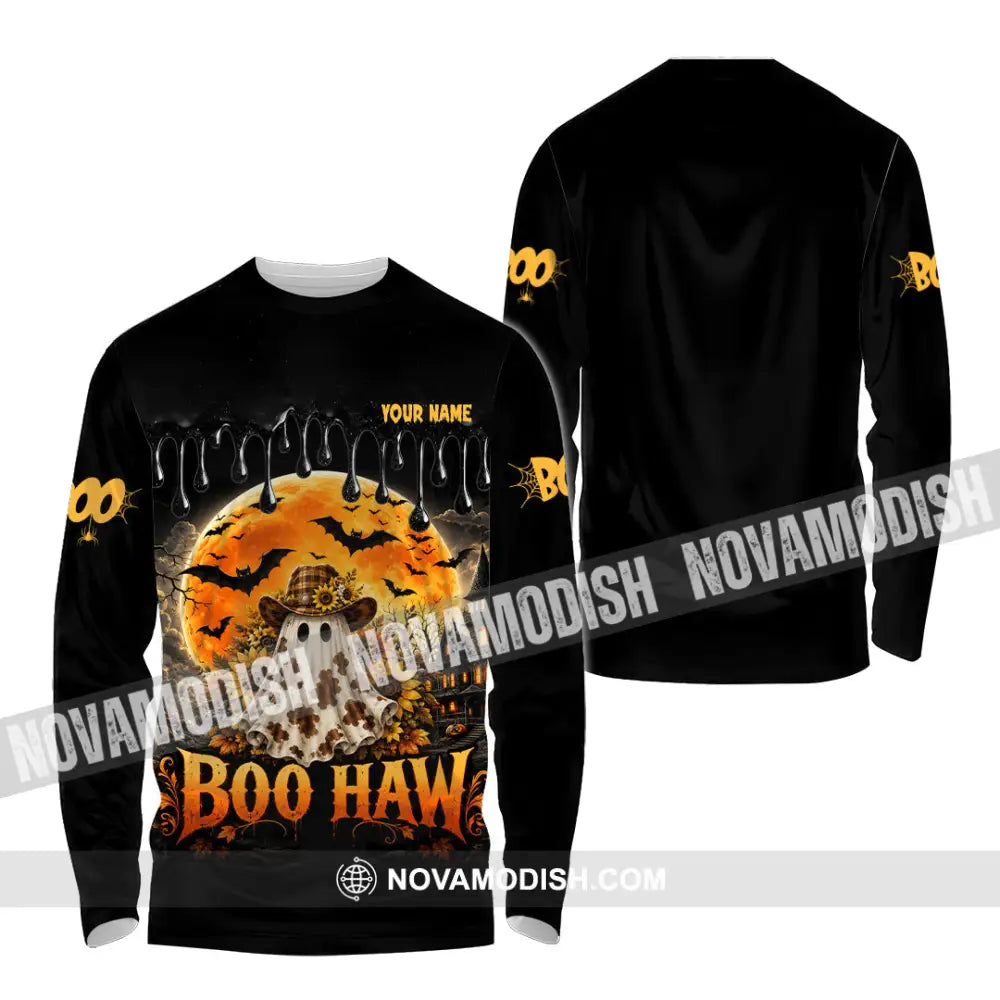 Unisex Shirt - Custom Boo Haw Shirt - Long Sleeve Shirt / S - T-shirt