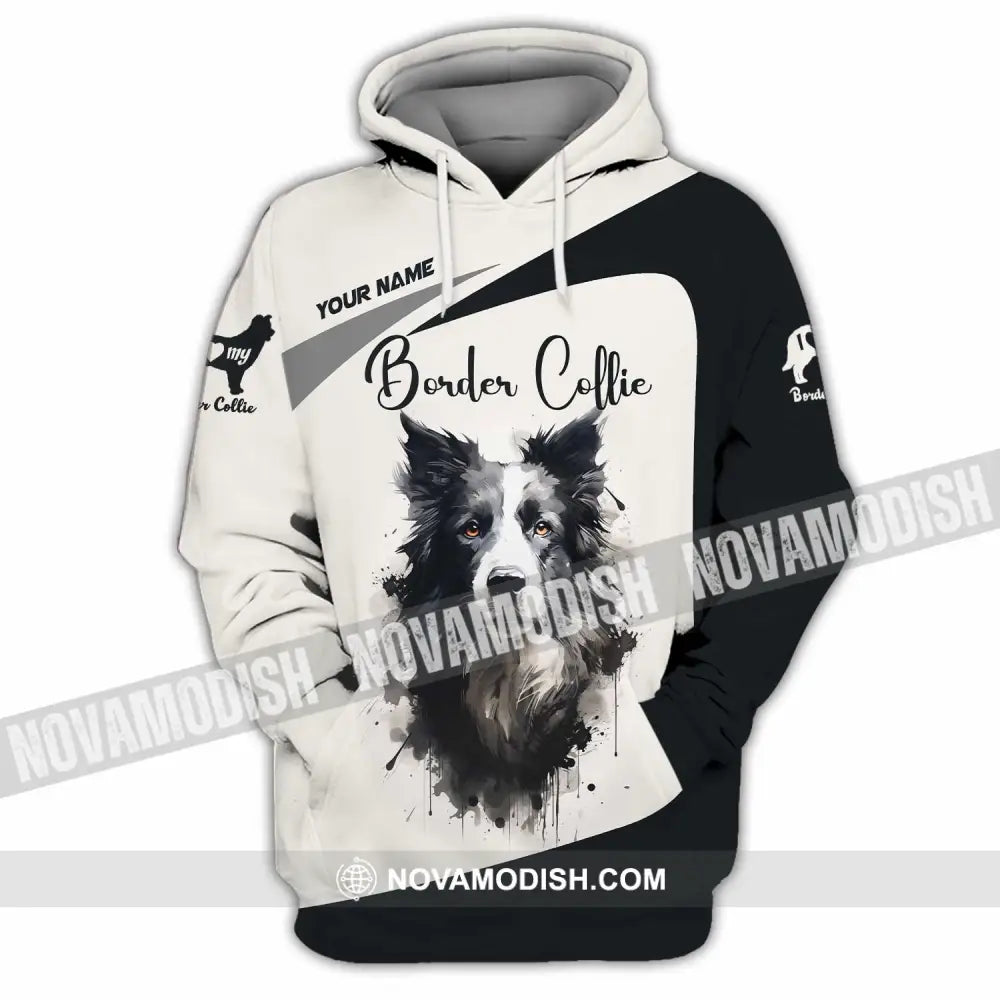 Unisex Shirt - Custom Border Collie 3D Shirt Hoodie / S T-shirt