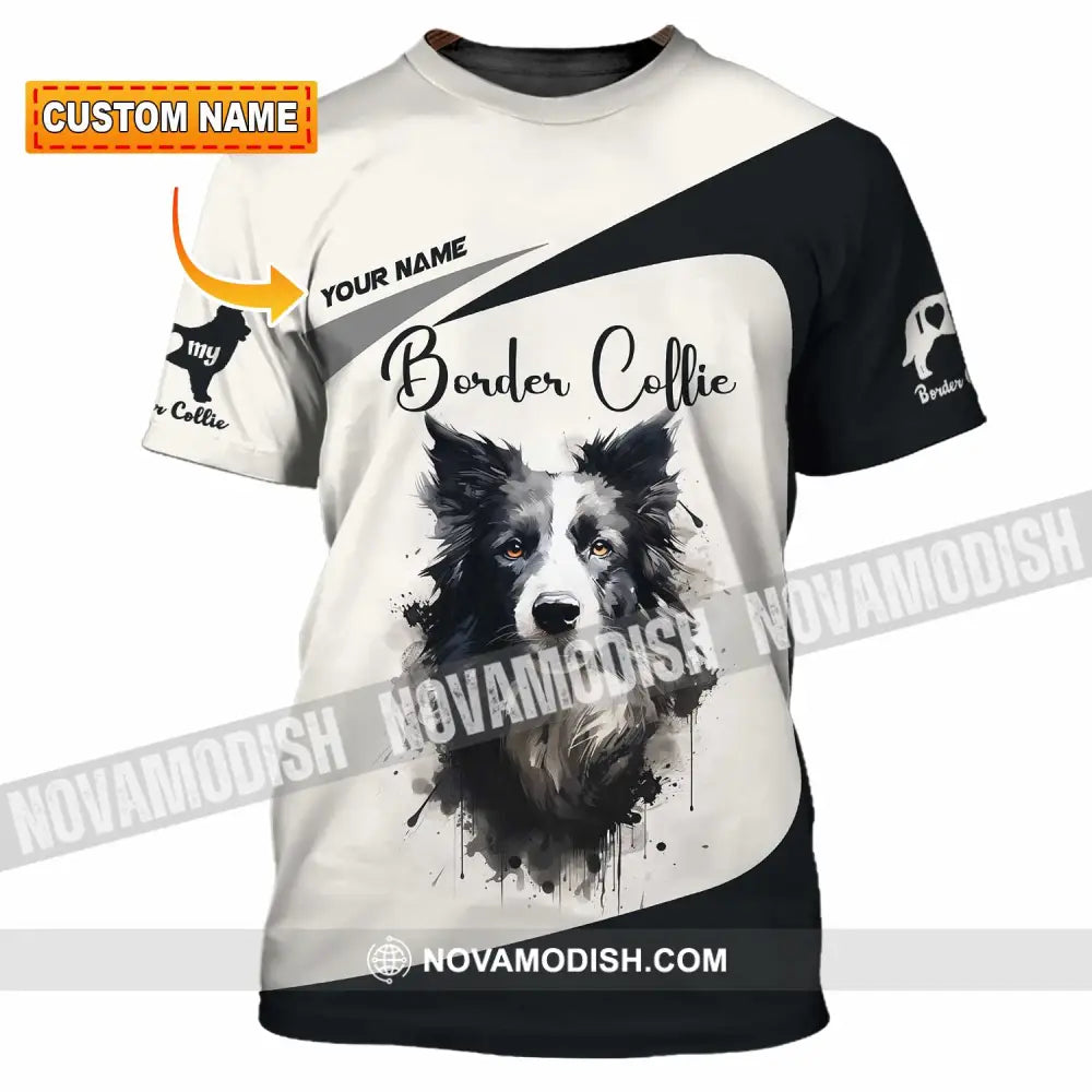 Unisex Shirt - Custom Border Collie 3D Shirt T-shirt