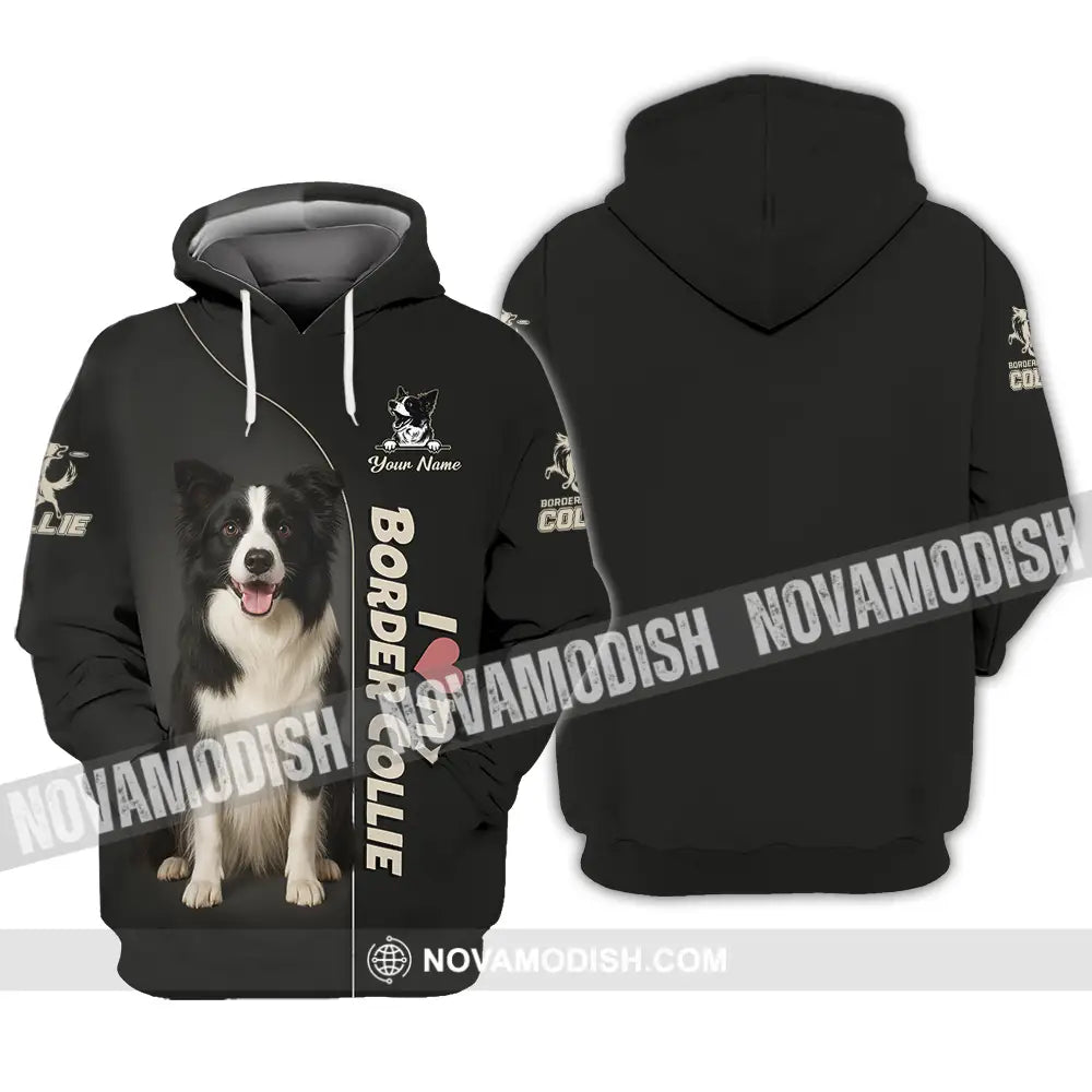 Unisex Shirt - Custom Border Collie Shirt Hoodie / S T-shirt