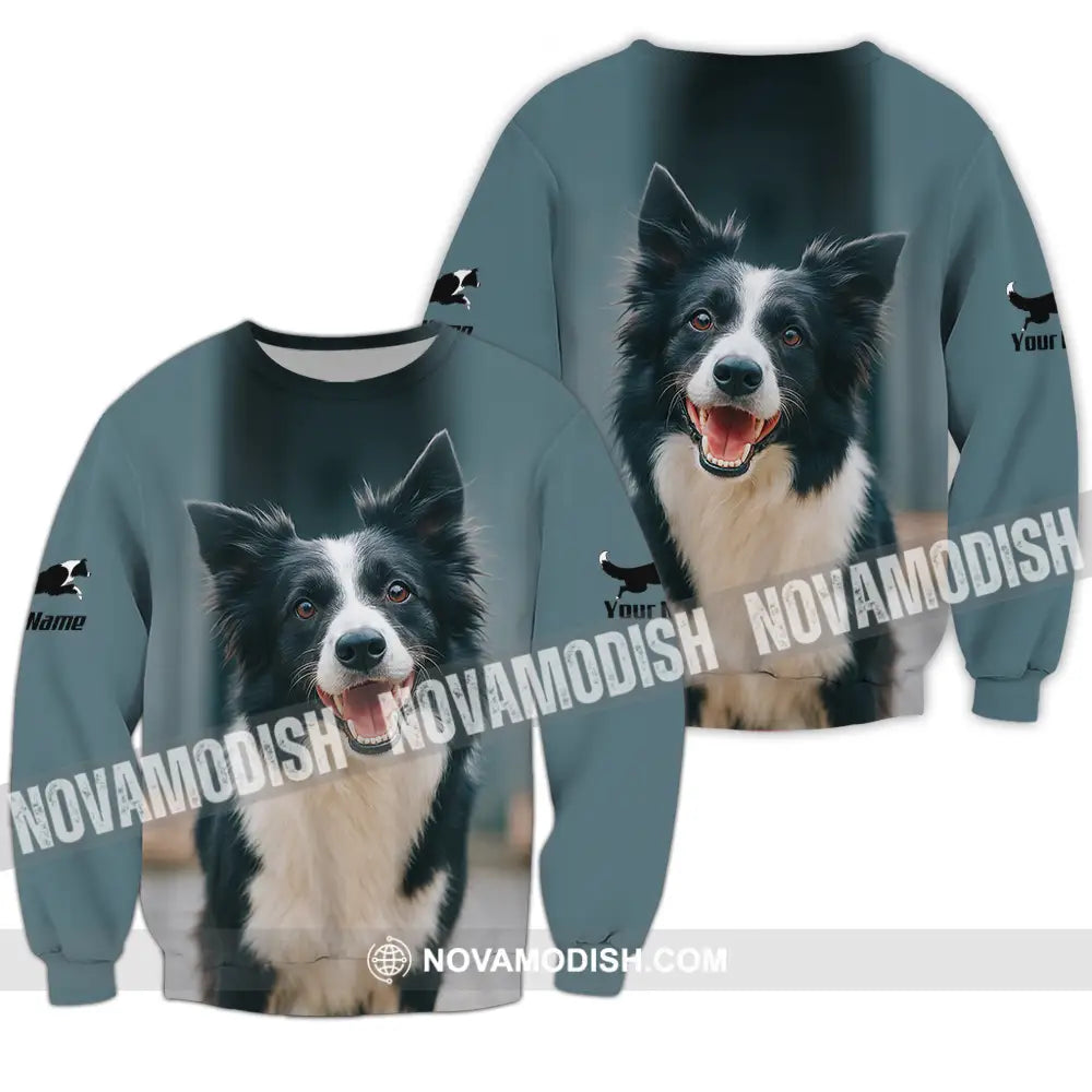 Unisex Shirt - Custom Border Collie Shirt Long Sleeve / S T-shirt